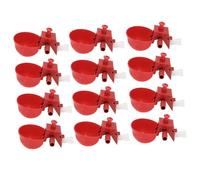 OFFSCH 12Pièces Distributeur Eau pour Oiseaux Abreuvoirs Portables pour Pigeons Et Petits Oiseaux Design Compact Et Facile pour Animaleries
