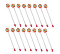OFFSCH 14 Pièces Baguettes de Percussion Garçon Fille EVA Colorées Maillets Doux Lollipop pour Éveil Musical Montessori Accessoires Éducatifs pour École et Maison