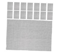 OFFSCH 15 Pièces Flower Pot Hole Mesh Pads Lightweight Bottom Mat for Airflow Enhancement and Optimized Drainage Compatible with Various Indoor and Garden Planters