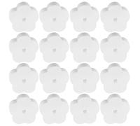 OFFSCH 18 Pcs Éponge Absorbante Huile Forme Fleur Filtre Piscine Spa Mousse Flottante Réutilisable Absorbe Corps Gras et Résidus Protège Système Filtration