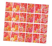 OFFSCH 180 Pièces Enveloppes Rouges Chinoises pour An Pochettes Porte-monnaie Année Cheval avec Design Élégant Traditionnelles pour Vœux et Festival de Printemps