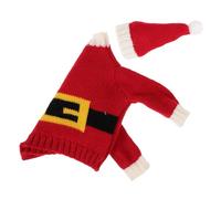 OFFSCH 1ensemble Décorations De Noël pour Bouteilles De Vin Mini Chapeaux Et Sweaters Festifs pour Créer Une Ambiance Chaleureuse Lors De Vos Fêtes De Fin Année