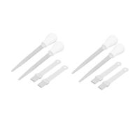 OFFSCH 2 Ensembles 4 Pièces Gadgets De Cuisine Tube De Jus De Beurre Poire à Volaille Poire à Jus De Dinde Poire à Poulet Injecteur De Marinade Barbecue Poire à Pâtisserie Gril Blanche