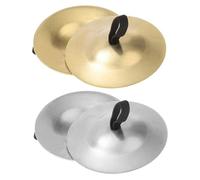 OFFSCH 2 paires Cymbales de Danse Du Ventre Légères et Compactes Dynamique pour Performances et Pratique Accessoire Traditionnel Festif