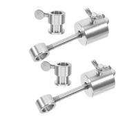 OFFSCH 2 Pièces Contrepoids Rôtisserie Acier Inoxydable Bloc de Poids Standard pour Brochettes BBQ Stabilité Améliorée pour Barbecue Plein Air Lot