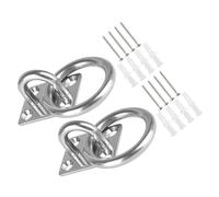 OFFSCH 2 pièces Crochets de Plafond Acier Inoxydable Lot de Crochets Fixation Heavy Duty avec Plaque pour Installation Plafonds et Résistants et Faciles à Installer