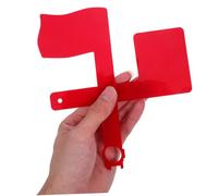 OFFSCH 2 Pièces Drapeau de Boîte Aux Lettres Rouge Rotatif Remplaçant Acrylique pour Indicateur Postal Extérieur Installation Rapide et Facile Accessoire Décoratif pour Boîtes Aux Lettres