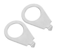 OFFSCH 2 pièces Plaques Indicatrices pour Boutons de Guitare Électrique Positionneur pour Potentiomètres de Volume et Tonalité Argenté Accessoire pour Guitare Électrique