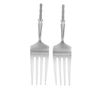 OFFSCH 2 Pièces Professional Stainless Steel Fork Replacement Heads Corrosion-resistant Cutlery Insert For DIY Table Settings Dishwasher Safe Compatible With Various Dinner Fork Handles