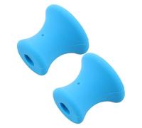 OFFSCH 2 Pièces Support de Fourche pour Thérapie Vibratoire et Détente Spa Stable en Caoutchouc Bleu Base Résistante à L'usure à Domicile