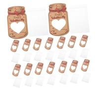 OFFSCH 24 Ensembles Lot de Cartes de Saint Valentin Forme de Mason Jar Cartes Déchange pour Garçon Fille Design Romantique pour Fête Scolaire