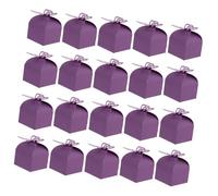 OFFSCH 25 Pièces Boîte Bonbon Papier Foncé Boîte Cadeau Mariage Rangement et Décoratif pour Douceurs