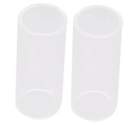 OFFSCH 2pièces Guitar Glass Slides Bottleneck Verre Pour Guitare Accessoires De Musique