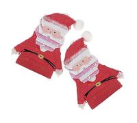 OFFSCH 2pièces Piñata Père Noël Pour Fête De Noël Décoration Suspended Remplissable De Bonbons Et Confettis Accessoire Jeu Festif Pour Soirée Famille Et Bureau