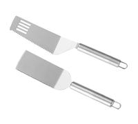 OFFSCH 2pièces Spatules à Pizza Métal Pour Plaque De Cuisson Spatule Pour Pizza Avec Manche Antidérapant Ustensile De Cuisine Pratique Pour Pizzerias Et Restaurants