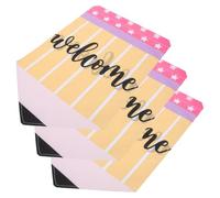 OFFSCH 3 Drapeaux de Jardin en Polyester Saison Rentrée Scolaire, Décoration Polyvalente de Fête, Style Ferme, pour Événements de Reconnaissance des Enseignants et Porche
