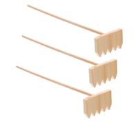OFFSCH 3 Pièces Mini Bamboo Zen Garden Rake Set Lightweight Sandbox Tools for Microlandscape Home Office Decor