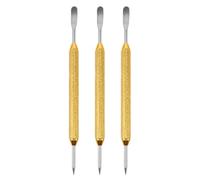 OFFSCH 3 Pièces Outil De Café Aiguille Pour Agitateur à Café Outil D'art Latte Golden