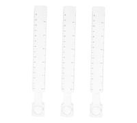 OFFSCH 3 Pièces Règle Transparente avec Loupe Règle de Dessin Précise pour Bureaux et Travaux Manuels Modélisme Origami et Géométrie