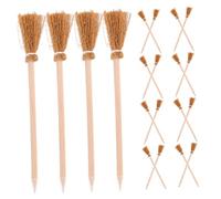 OFFSCH 30 Pièces Halloween Witch Broom Pens Set Sturdy Writing Tools And Party Favors For And Adults Creative Halloween Decoration Multipurpose Craft Pencils For School Office
