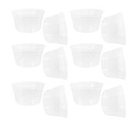 OFFSCH 30 Pièces Plateau de Drainage Transparent pour Pots de Fleurs Plateau de Récupération Eau Pratique et Polyvalent pour Usage Intérieur et Extérieur pour Plantes
