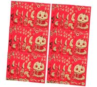 OFFSCH 36 Pièces Enveloppes Rouges Traditionnelles Chinoises Pochettes Papier Rouge pour An Motifs Festifs et pour Cartes et Invitations