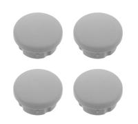 OFFSCH 4 Pièces Coussin pour Abattants de Toilettes Ronds et Ovales Surface Texturée Amortisseur Antidérapant en Silicone Adapté aux Configurations Standard et Bidet