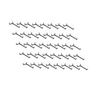 OFFSCH 40 pièces Écarteur de Branches Plastique Outil Flexible pour Courbure et Espacement des Branches Arbres Fruitiers et Ajustable pour Pommiers et Pêchers