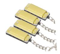 OFFSCH 4pièces Mini Harmonica Keychain Pendentif Créatif Pour Accessoire Unique Pour Musiciens Et De Musique