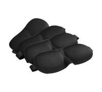 OFFSCH 5 Pièces Masque de Sommeil en Tissu de Coton Noir, Bandeau Souple et Respirant pour Bloquer la Lumière, Soulage la Fatigue Oculaire et Favorise un Sommeil Réparateur
