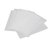 OFFSCH 50 Pièces Couverture polie terne étui Transparent Couverture Transparente Titulaire d'identité Titulaire d'autobus de la Banque