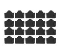OFFSCH 60 Pièces Bouchon Anti-poussière Ethernet Rj45 Noir en Silicone | Cache-port Réseau, Installation Facile, Protection la Poussière, Stabilité du Dispositif, Usage Bureau