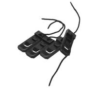 OFFSCH Ailerons de Rechange 4pcs pour Paddle Board en Nylon Noir, Clips de Planche à Pagaie Split Surfer pour Augmenter la Stabilité Direction Lors Fête la Plage