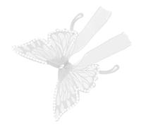 OFFSCH Ailes De De Bouteille De Vin Parure d'animaux Miniatures Kit D'éventail à Main DIY Jouets d'avion Perles De Vin Décoration Extérieure Mini- Rivets Van Strass Blanche