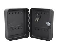 OFFSCH Armoire à Clés Murale Boîte de Gestion Sécurisée Verrouillage en Fer Noir 20 Emplacements pour Organismes Militaires et Réparateurs
