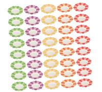 OFFSCH Assiettes à Gâteaux Jetables 100 Pièces en Papier pour Fête d'Garçon et Filles Vaisselle de Fête et Présentation Repas Couleur Aléatoire