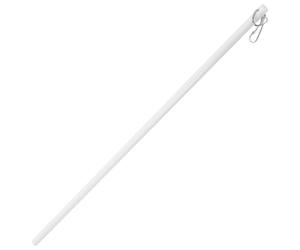 OFFSCH Baguette Aveugle Acrylique avec Crochet pour Store Vertical Fenêtre | Réglage Pratique, Usage Maison ou Bureau, Design Simple Élégant, Accessoires D’installation Inclus, Blanc