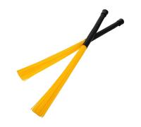 OFFSCH Balai De Batterie Jazz Nylon Balai Ondulé Moyennement Dur Pour Percussion Accessoire De Batterie Avec Manche Pour Groupes Folk Rock