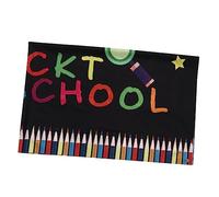 OFFSCH Bannière de Rentrée Scolaire Décorative pour Salle de Classe et Fête Fond Suspendu avec Impression Welcome Back To School pour Décoration Intérieure et Extérieure