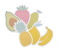 OFFSCH Blocs-notes Adhésifs Fruités 6 Blocs Motifs Drôles, Pelables, Adhésion Forte Pour Bureau, École Et Maison