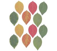 OFFSCH Blocs-notes Autocollants de Feuilles Réalistes, 12 Blocs, Notes Mémo Adhésives pour Bureau, École et Organisation, Adhésion Forte sans Résidus, Format Pratique pour Rappels