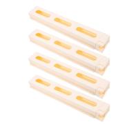 OFFSCH Boîte De Rangement pour Dominos Clips Et Accessoires pour Train De Dominos Garçon Et Filles Taille Standard Mécanisme Ludique Jeu Familial Créatif 4 Pièces