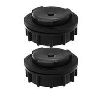 OFFSCH Bouchon D'évacuation Étanche en Plastique Noir pour Poubelle Extérieure 660l, Lot de 2, Résistant aux Intempéries, Conçu pour Éviter les Fuites D'eau