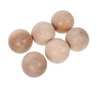 OFFSCH Bouchons à Vin Balles en Pin Naturel 40 Mm Lot de 6 Bouchons Étanches Remplacement Carafe Conservation Fraîcheur Usage Alimentaire pour Bouteilles Verre et Bocaux