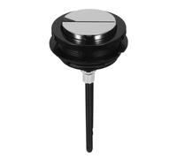 OFFSCH Bouton de Chasse D'eau Rond Double Poussoir pour Réservoir de Toilette, Plastique Résistant à L'usure, Pack de 2, Économiseur D'eau, Accessoire pour Salle de Bain