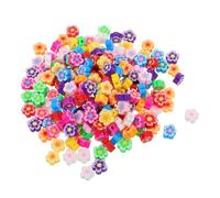 OFFSCH Breloques en Pâte Polymère Fleurs de Prunier 10Mm 200 Pièces Pendentifs DIY pour Bijoux Apprêts Colorés en Argile pour Bracelets Colliers Boucles D’Oreilles - Création