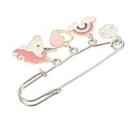 OFFSCH Broche et Fixation Sécurisée Épingle à Châle en Alliage de Zinc avec Design Cartoon Adorable, Usage Polyvalent pour Vêtements Lors de Fêtes et Mariages