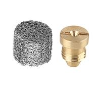 OFFSCH Buse Pulvérisation Mousse Cuivre avec Filtre Inox pour Nettoyeur Haute Pression Générateur de Bulles Fine et Mousse Kit Remplacement Durable pour Lavage Auto