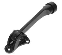 OFFSCH Butée de Porte Pédale Réglable Petite Taille en Caoutchouc Noir, Cale Anti-Collision Robuste pour Bureau et Maison, Protection Murale et Maintien Porte Ouverte Facile à Utiliser