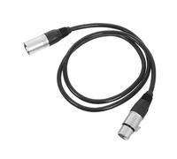 OFFSCH Câble Audio Xlr Mâle/femelle 7 Broches 1 Mètre Pour Microphone De Studio Et Scène, Câble Micro Professionnel Compatible Console De Mixage Et Amplificateur